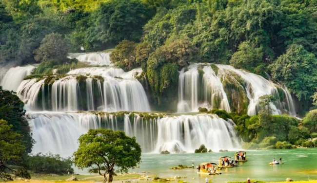 ban gioc waterfall, cao bang, green pearl, homestay, tour, travel, youth, go now lest you miss the waterfall season and experience the ‘hunting’ of golden rice in cao bang at a cost of less than 150$