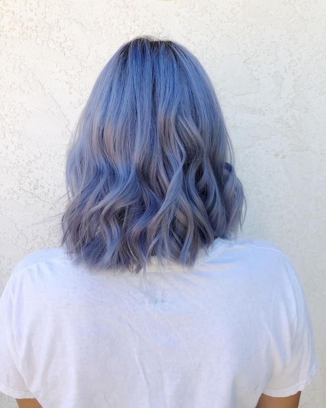 Top 15+ kiểu tóc màu xanh tím thời thượng, năng động - ALONGWALKER