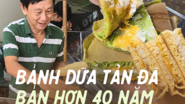 coconut cake, coconut cake truck 40 years, ho chi minh city, where to move, the famous 40-year-old coconut cake cart in district 5: no matter where you move, “intrinsic customers” still come to buy it