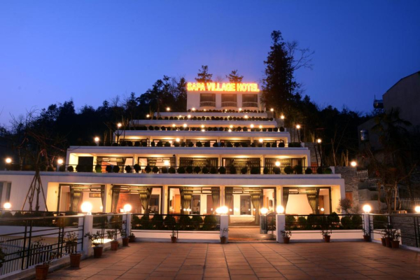 sapa village hotel: khách sạn nhà vườn bậc thang 3 sao độc đáo