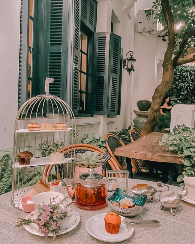 afternoon tea, cau giay, coffee shop, hanoi, trich sai, 4-afternoon tea shops to help relax the soul, extremely affordable prices in hanoi