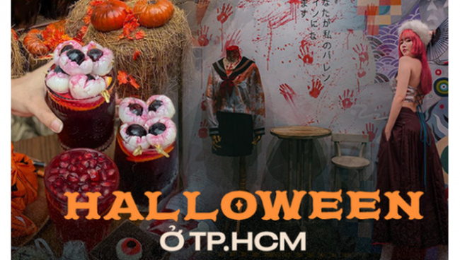 cafe, halloween decoration, space to drink, 5 cafes with spectacular halloween decorations from space to drinks in ho chi minh city