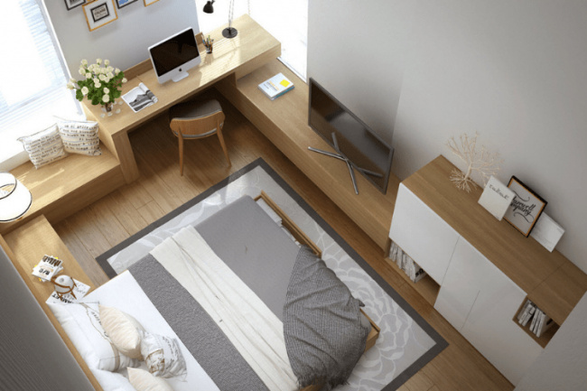 những ý tưởng thiết kế căn hộ 2 phòng ngủ vừa đẹp vừa tiết kiệm chi phí