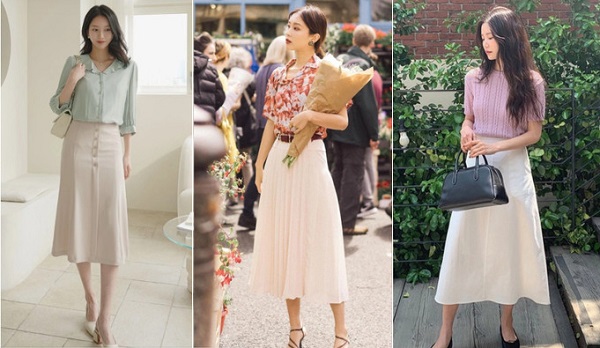 trend fashion, 5 kiểu chân váy công sở trẻ đẹp sang trọng