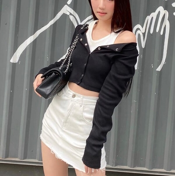 Mẫu Áo Croptop ADLV Star Màu Trắng authenticshop.vn | Authenticshop.vn Thời  trang chính hãng