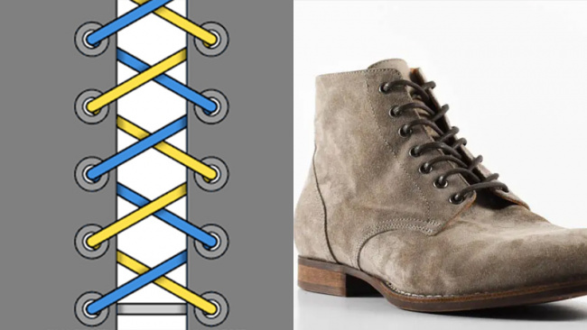 5 cách thắt dây giày boot đẹp, đơn giản, nâng tầm phong cách
