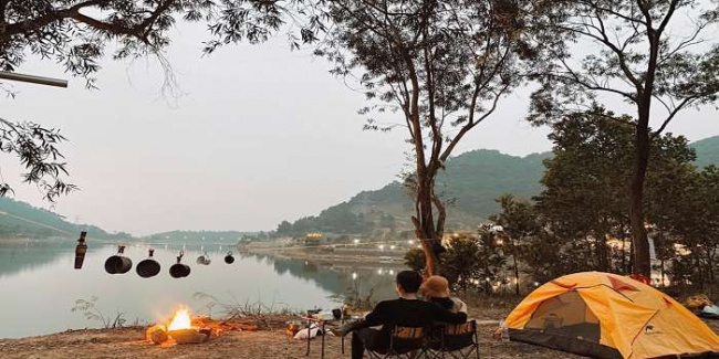 camping cuối tuần cực chill tại hồ nam phương bảo lộc