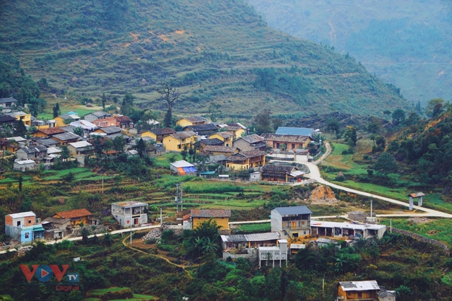 ha giang, ha giang culture and tourism village, hoang su phi, lung cu flagpole, natural scenery, only 1km from the lung cu flagpole, there is a cultural village known as a fairy village in ha giang