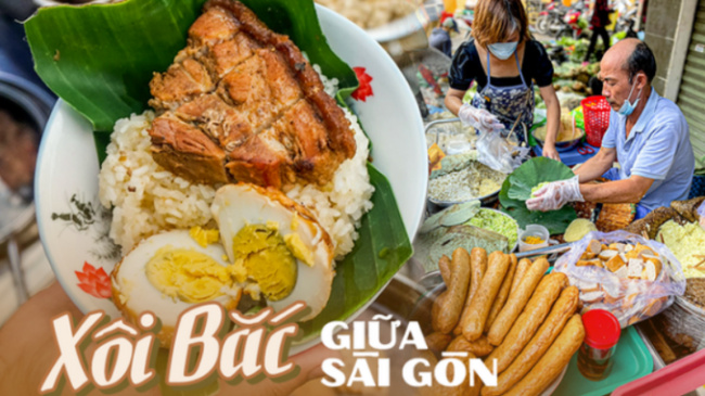 beauty contest, food, near time, pham van hai, popular restaurant, side dishes, typical flavor, if you want to eat north standard sticky rice in the heart of ho chi minh city, where should you go?
