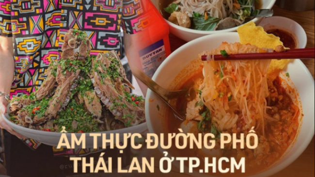 auspiciousness, thai cuisine, thai noodle soup, 4 street food shops of the golden temple in ho chi minh city for people who love thai food