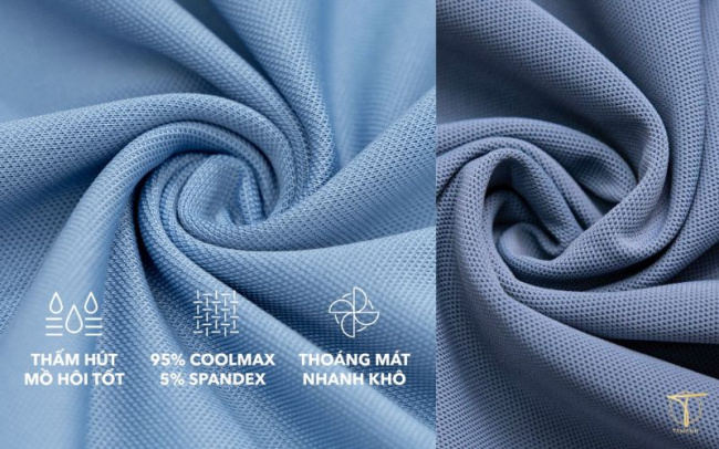 vải coolmax là gì? đặc điểm, ứng dụng, giá bán vải coolmax