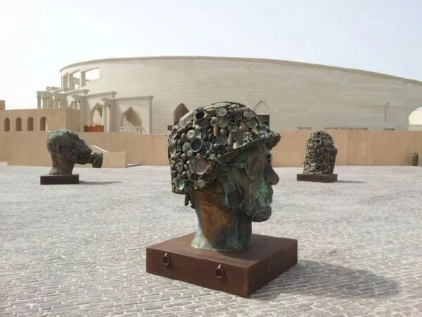 world cup 2022, world cup, doha, nước chủ nhà qatar, tượng điêu khắc, nghệ thuật công cộng, nghệ thuật công cộng qatar, du lịch, tham quan, du lịch qatar, top 12 tượng điêu khắc ấn tượng nhất tại qatar, nơi diễn ra world cup