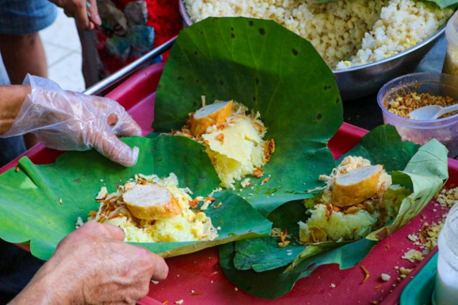 ho chi minh city, livelihood, sold out, lotus leaf sticky rice is the most in ho chi minh city, it’s hard to buy with money