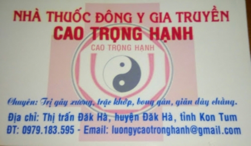 Top 5 Phòng khám Đông y uy tín nhất tỉnh Kon Tum