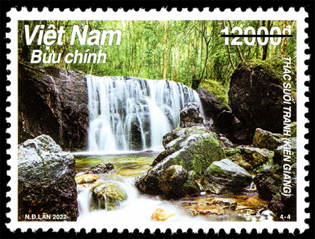beautiful scenery, corporation, love couple, moc chau plateau, natural scenery, scenic spots, waterfall, what is special about the 4 waterfalls introduced on the latest stamp set of vietnam post?
