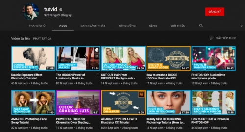 top 10 kênh youtube đáng theo dõi dành cho designer