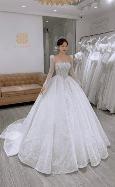 Thiết kế shop áo cưới đẹp sang trọng và hiện đại  Chị Thanh