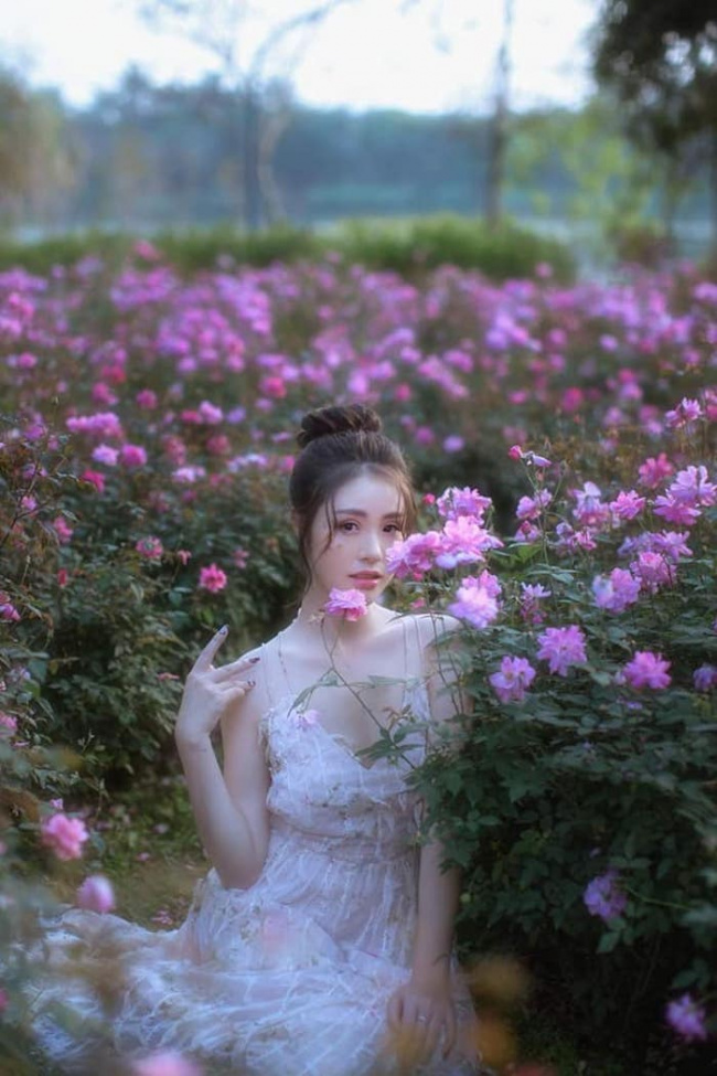 thơ thẩn trước vẻ đẹp thơ mộng của khu vườn hoa hồng ecopark “đẹp như cổ tích”