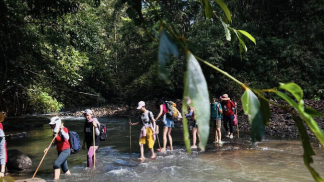 binh phuoc tourism, bu gia map national park, trekking, trekking two days and one night in bu gia map forest