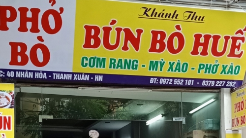 Top 5 Quán bún bò Huế ngon nhất Quận Thanh Xuân, Hà Nội