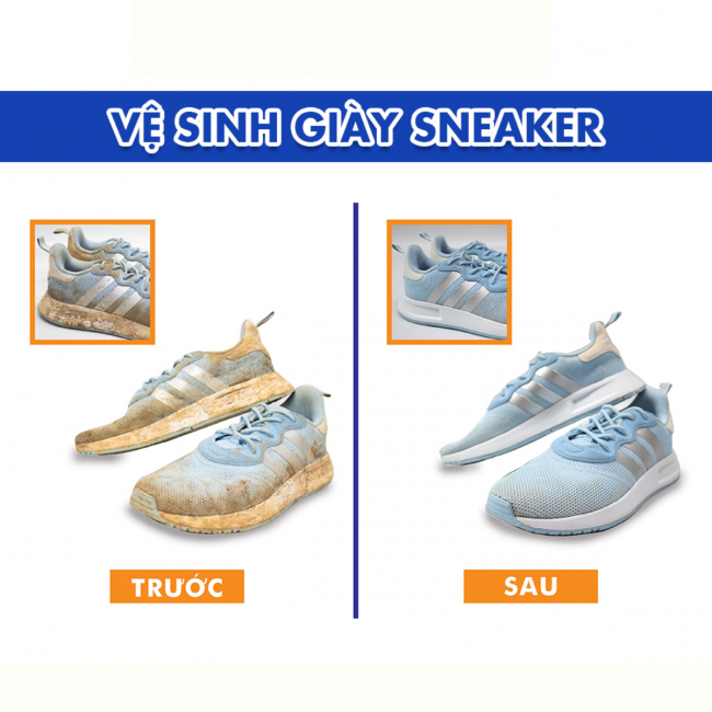 cách giặt giày thể thao da lộn adidas tại nhà