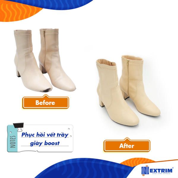 cách phục hồi giày và loại bỏ vết trầy xước trên giày