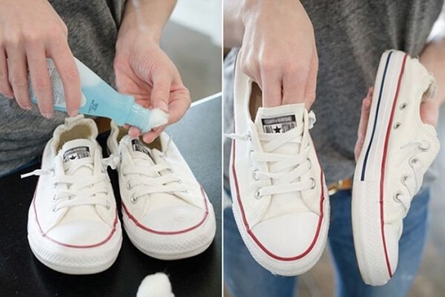 top những cách tẩy ố giày trắng tại nhà đơn giản và hiệu quả