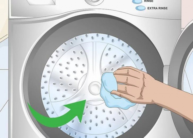 mẹo làm sạch máy giặt bốc mùi