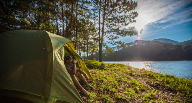 campsite in the wild – cắm trại giữa hoang dã