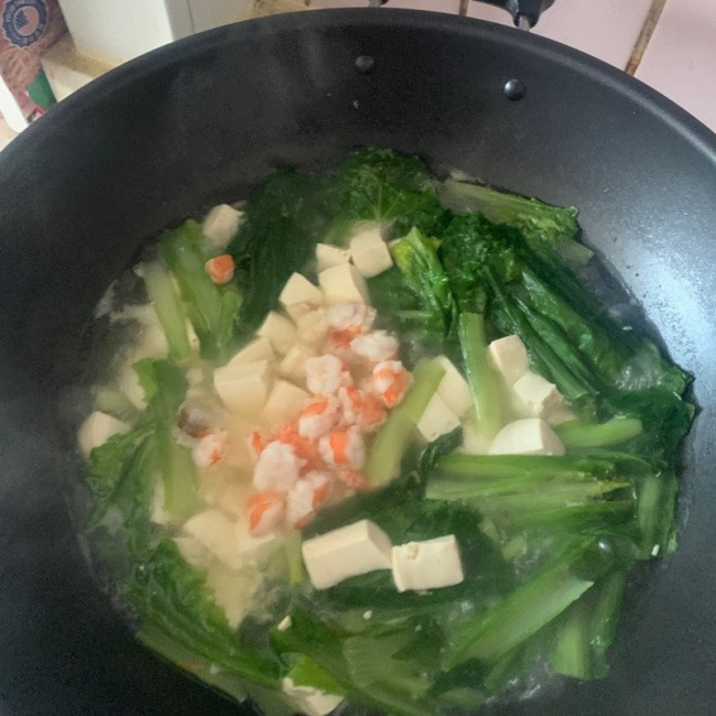 cách mới nấu canh rau cải với tôm vừa ngon lại lạ miệng
