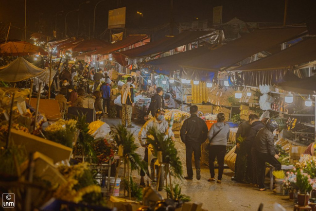 chợ hoa quảng bá 1 địa điểm du lịch hà nội rực rỡ về đêm