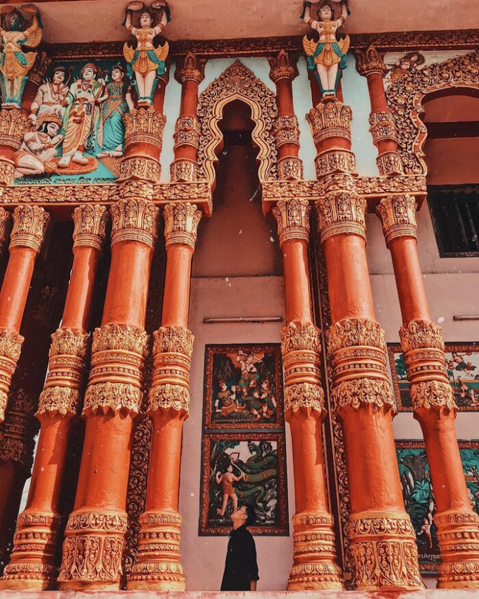khám phá chùa ghositaram tại bạc liêu với nét kiến trúc độc đáo bậc nhất
