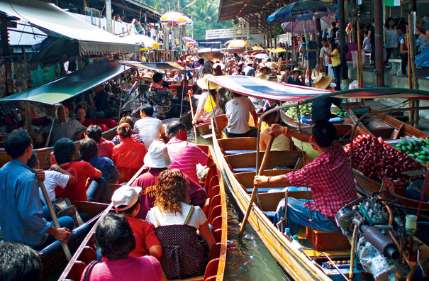 chợ nổi bangkok, du lịch thái lan, thế giới đó đây, văn hóa chợ nổi, chợ nổi bangkok