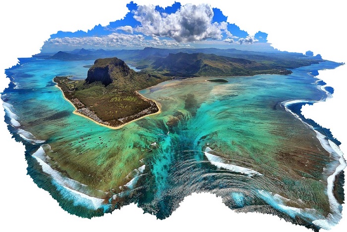 Truy tìm ngọn thác dưới đáy biển Mauritius đầy bí ẩn