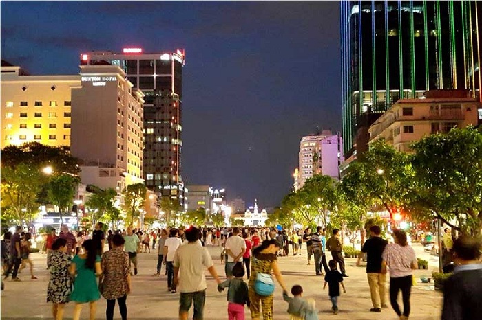 Share gấp tọa độ phố đi bộ thứ 3 của sài Gòn