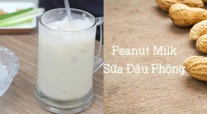 Cách làm sữa đậu phộng béo thơm, bổ dưỡng cực dễ