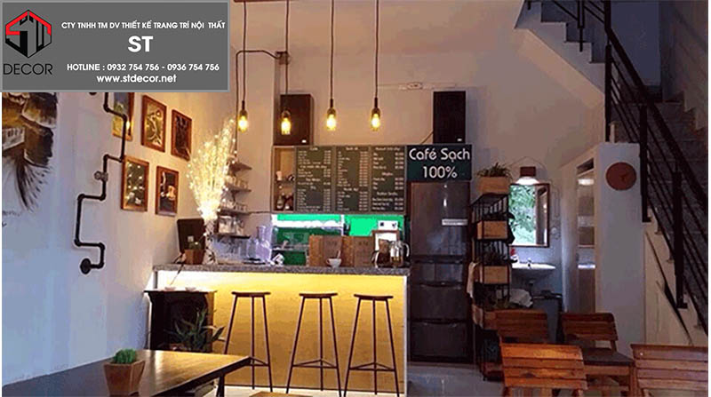 Giải pháp thiết kế quán cà phê kết hợp nhà ở tối ưu nhất