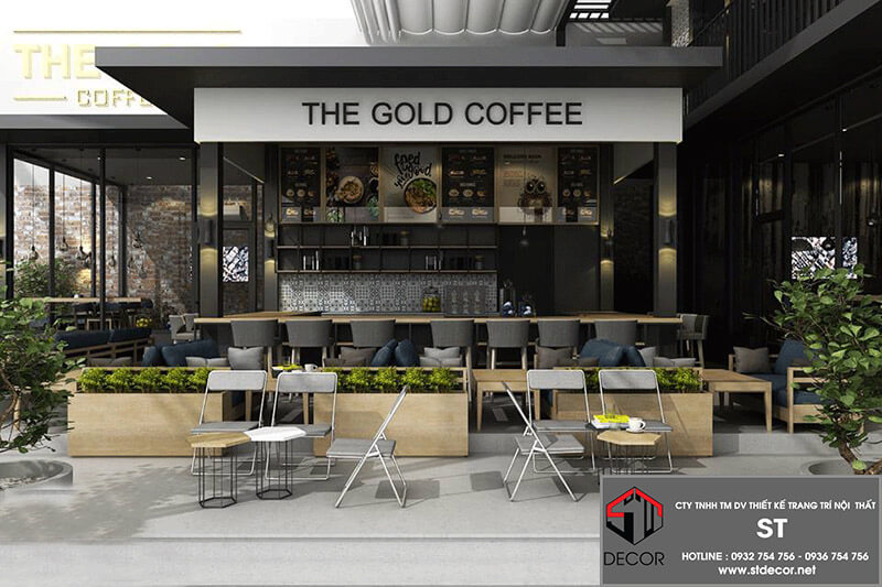 Thiết kế quán cafe 300m2 ẤN TƯỢNG thu hút khách hàng - ALONGWALKER