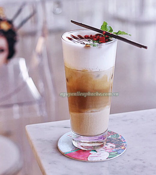 mẫu iced cappuccino