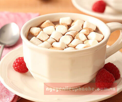 mẫu hot chocolate raspberry