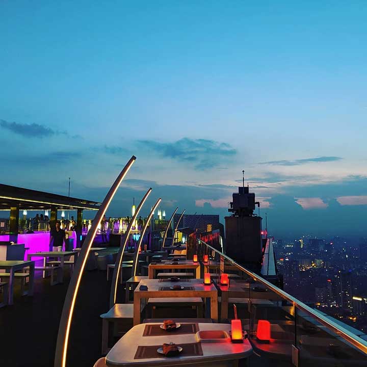 top 10 quán cafe view đẹp trên cao ở hà nội về đêm