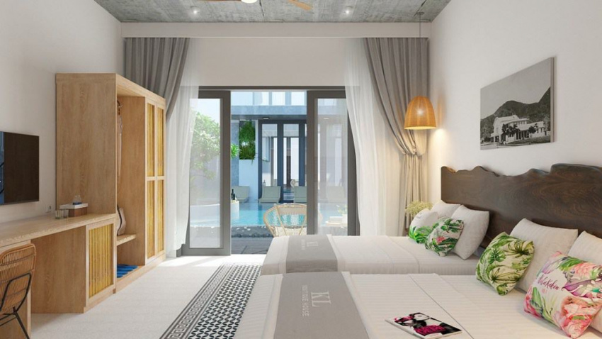 review khách sạn the kila boutique quy nhơn: không gian nghỉ dưỡng với kiến trúc ấn tượng