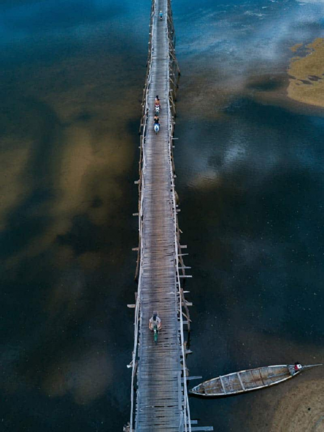 Check-in cầu gỗ Ông Cọp Phú Yên – cây cầu gỗ dài nhất Việt Nam