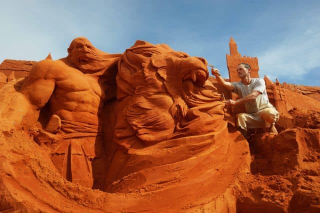 công viên tượng cát, du lich bình thuận, du lịch phan thiết, “công viên tượng cát” đầu tiên trên thế giới ở việt nam