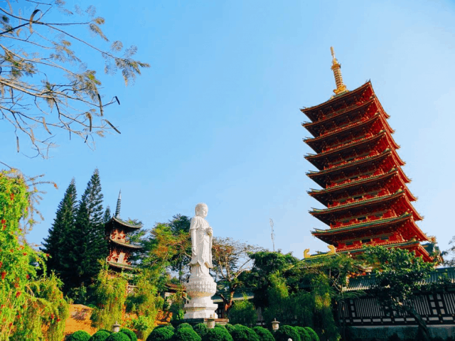 chùa minh thành, du lịch gia lai, du lịch pleiku, chùa minh thành gia lai – mang vẻ đẹp kiến trúc độc đáo