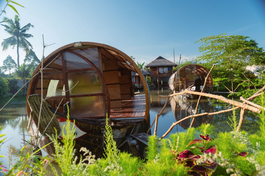 du lich can tho, mekong silt ecolodge, resort cần thơ, về cần thơ trải nghiệm nghỉ dưỡng ở thuyền phòng bao độc lạ ở mekong silt ecolodge 