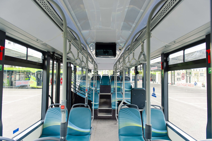 vinbus điện, xe vinbus điện đầu tiên của việt nam chính thức hoạt động ở hà nội
