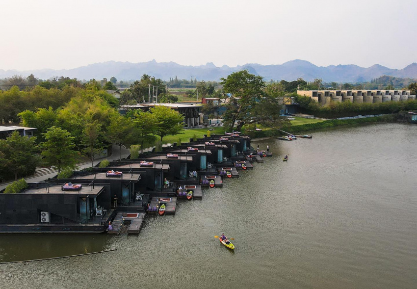 X2 River Kwai Resort, khu nghỉ dưỡng nổi trên sông đẹp mê ở Thái Lan