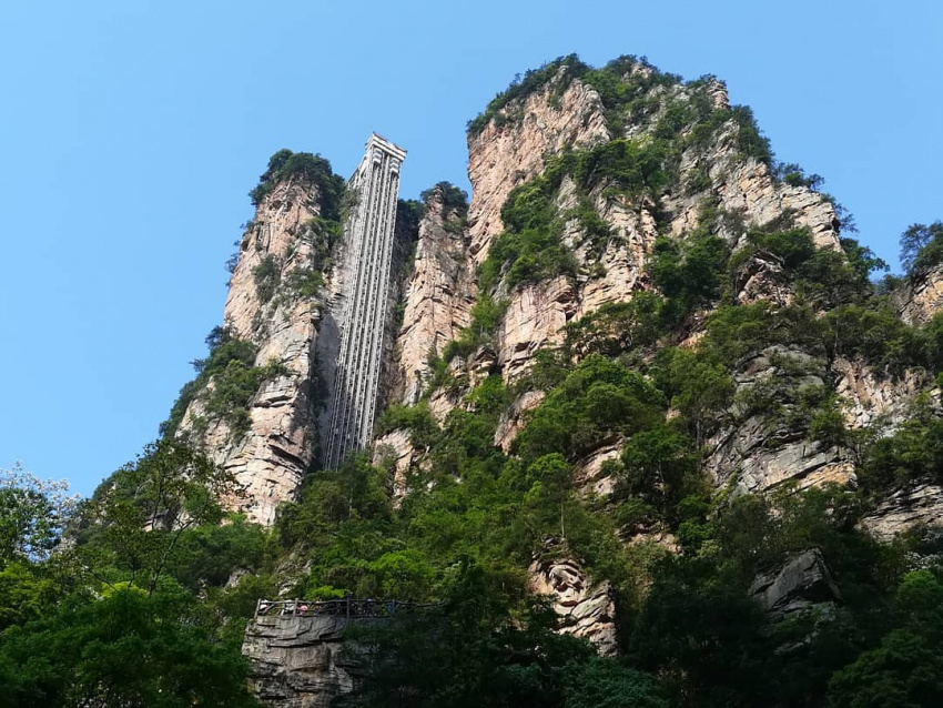 tour trung quoc gia re, cận cảnh thang máy bách long cao nhất ở trung quốc