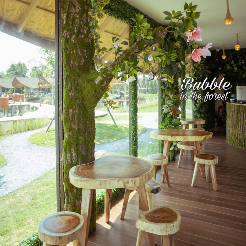 bubble in the forest, du lịch bangkok, khách sạn bangkok, bubble in the forest, quán cà phê nổi đẹp “ngất ngây” ở thái lan
